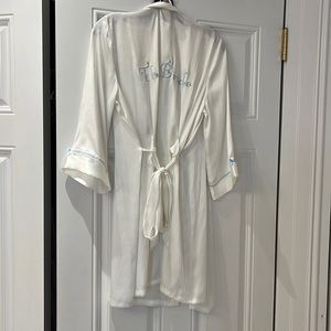 Silk Bridal Prep Robe
